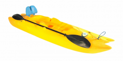 Kayak Clipart Yellow Boat - Sea Kayak Free PNG Images ...