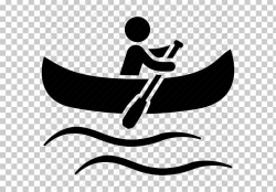 Canoeing Paddling Kayak Computer Icons PNG, Clipart, Black ...