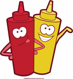 Mustard And Ketchup Clipart