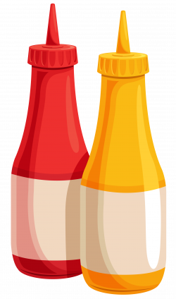 Ketchup and Mustard Bottles PNG Clipart Image | Gallery ...