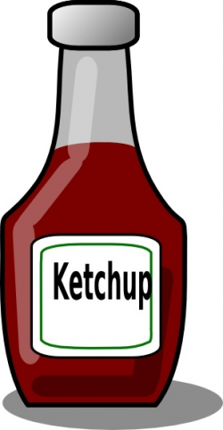 Ketchup Bottle clip art Free vector in Open office drawing ...