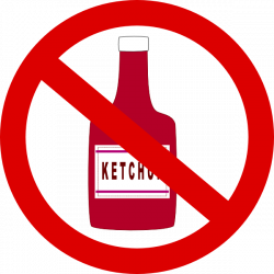 Ketchup Forbidden Clip Art at Clker.com - vector clip art online ...