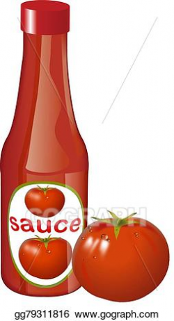 Vector Illustration - Tomato sauce. Stock Clip Art ...