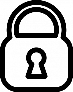 Lock Locked Padlock Outline Svg Png Icon Free Download (#17348 ...