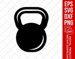 Kettlebell clipart | Etsy