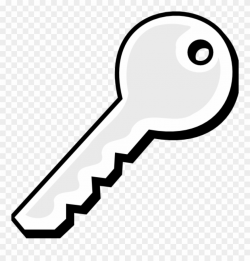 Free Key Clipart White Key Clip Art At Clker Vector - Clip ...