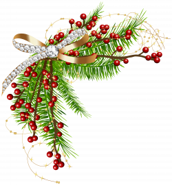 Christmas Pine Green Decor PNG Clip Art Image | Gallery ...