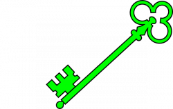 Green Old Key Clip Art at Clker.com - vector clip art online ...