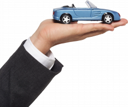Hand Holding Car Toy | Isolated Stock Photo by noBACKS.com