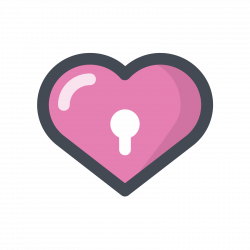 Heart Key PNG Transparent Picture | PNG Mart