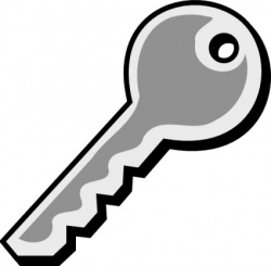 Key black and white photos of large key clip art free ...