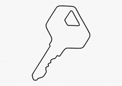 Basic Small Key Outline - Drawing #2538589 - Free Cliparts ...
