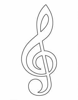 Pin by Tatjana on music | Pinterest | Treble clef, Clef and Outlines