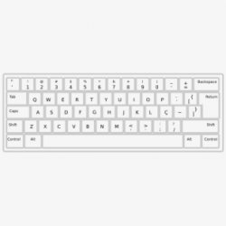Drawn Keyboard Blank - Keyboard Space Bar Png #2463996 ...