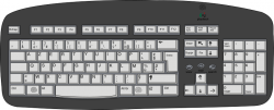 Keyboard Computer Clipart - Clip Art Library