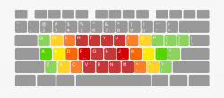 Color Clipart Keyboard - Colorful Computer Keyboard Clipart ...