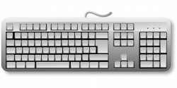 Keyboard keys computer hardware black white drawing free image