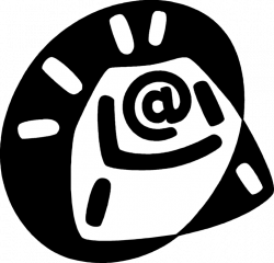 Keyboard @ Email Sign Key - Vector Image