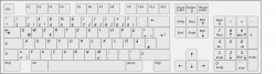 Clipart - German computer keyboard layout
