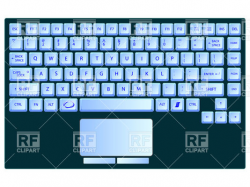 Laptop keyboard clipart » Clipart Portal