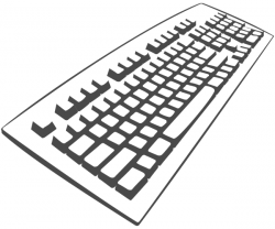 keyboard angled outline | Clipart Panda - Free Clipart Images