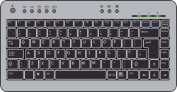 Compact Computer Keyboard PNG, SVG Clip art for Web ...