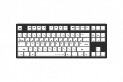 WASD Keyboards ASCII HEX CODE by Atomkey 87-Key Custom Mechanical ...
