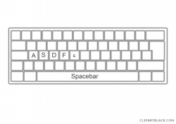 Keyboard - Page 2 of 3 - ClipartBlack.com