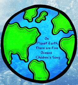 On Planet Earth, There are 5 Oceans-Children's Song | Earth Day Fun ...