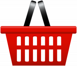 Red Shopping Basket PNG Clip Art | Gallery Yopriceville - High ...