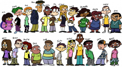 Hoop-a-Joop Middle Schoolers Lineup by AnimatEd on DeviantArt