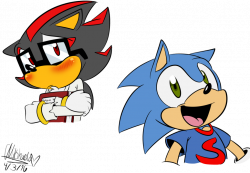 Roommates:.Young Sonic and Shadow (bios) by Meggie-Meg on DeviantArt