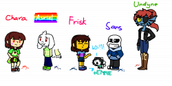 Roommates (Undertale Group) Ref by LeviAJRoyale on DeviantArt