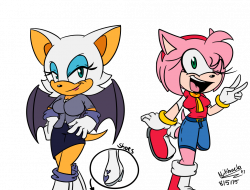 Roommates:.Amy and Rouge (Update 5) by Meggie-Meg on DeviantArt
