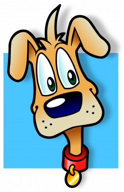 Clipart - Thoughtful dog avatar