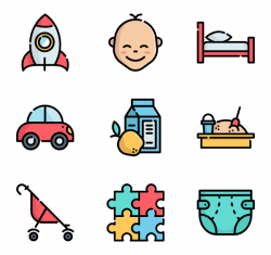 18 kindergarten icon packs - Vector icon packs - SVG, PSD, PNG, EPS ...