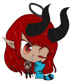 Commission - Chibi Full Body (Rude Kindness) by aiacandy on DeviantArt