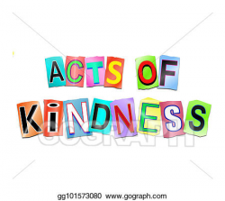 Stock Illustration - Acts of kindness concept. Stock Art ...