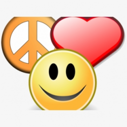 Holidays Clipart Kindness - Peace And Love Emojis #153831 ...