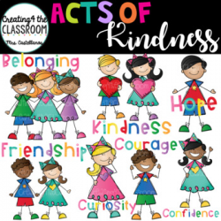 Acts of Kindness Clip Art Growing Bundle {Kid Clip Art}