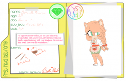 Teacher Application: Miss Monroe by YanYanii on DeviantArt