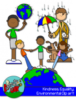 Kindness, Environmental, Equality Clipart FREEBIE by A Sketchy Guy