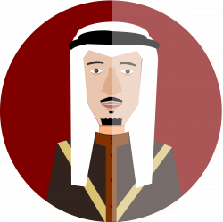 Clipart - King Abdullah of Saudi Arabia