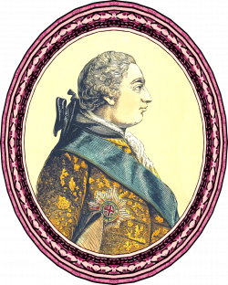 Clipart - King George III (framed)