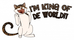 KING OF DE WORLD - Derpy Animal Commission by Moose-On-Ice on DeviantArt