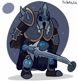 Arthas that Lich King dude by TheSketchySide on DeviantArt