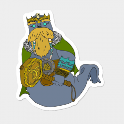 Viking King Walrus Sticker By ThatMursu Design By Humans