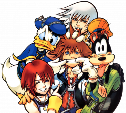 Image - Protagonist Group (Art) KH.png | Kingdom Hearts Wiki ...