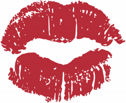 Red Kiss Transparent Clip Art Image | Gallery Yopriceville - High ...