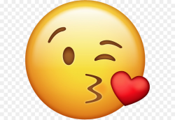 Kiss Emoji clipart - Emoji, Emoticon, transparent clip art